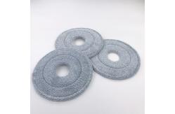 China 23cm Round Microfiber Wet Mop Head For Steam Broom supplier