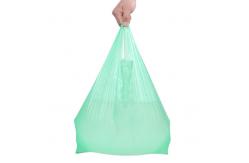 China Compostable Carrier PLA Packaging Bag Corn Degradable ODM supplier