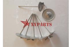 China Metal Jacket Lacing Anchors With Speed Clips For Removable Insulation Blankets supplier
