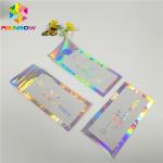 Hologram Envelop Foil Bag Aluminium Foil Pouch Self Adhesive Three Sided Seal for sale