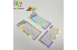 China Hologram Envelop Foil Bag Aluminium Foil Pouch Self Adhesive Three Sided Seal supplier