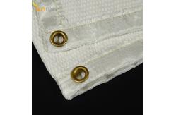 China Custom Safety Emergency Silica Welding Fire Retardant Insulation Fiberglass Fireproof Blanket supplier