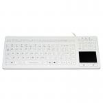 Anti Virus Medical Keyboard With Integrated Touchpad Completely Sealed IP68 Cleanable for sale