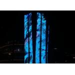 P25 DIP346 IP67 260W/Sqm Transparent LED Video Wall 7200CD/Sqm for sale