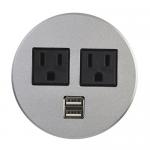 High Safety Round Power Socket , Round Receptacle Outlet Automatically Ectronics Protection for sale