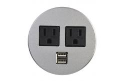 China High Safety Round Power Socket , Round Receptacle Outlet Automatically Ectronics Protection supplier