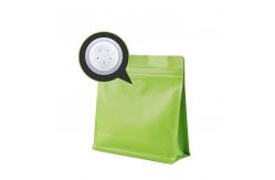 China Custom Printed Plastic 8 Side Gusset Aluminum Foil Bag With k And Valve supplier