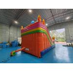 Tarpaulin Inflatable Water Slides Cartoon Themed Kids Water Jumping Castle