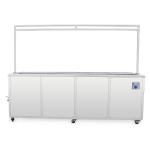 160L Ultrasonic Blind Curtain Cleaner 1800W 28/40KHz With Drain Holder / Rinsing Tank for sale