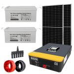 Complete 100-240V Adjustable Voltage 3KW Off Grid Solar System With MPPT Controller for sale