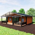 40ft Roomy Space Expandable Container House with Terrace Leisure Rest for sale