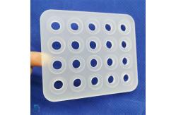 China Professional Custom Opaque Perforated Quartz Sheet High Temperature Resistant supplier