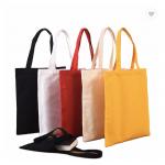 Blank Cotton Canvas Grocery Tote Custom Tote Bags Eco Friendly for sale