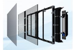 China Easy handing ceiling transparent LED display light weight low consumption supplier