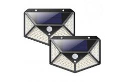 China Cri70 Remote Controller Yard IP65 Garden Solar Wall Light With Motion Sensor supplier