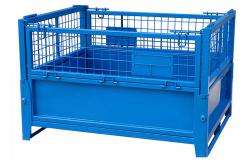 China ODM Collapsible Pallet Cage Box Stillage Bin Powder Coated supplier
