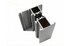 China Square Silver Aluminum Extruded Heat Sink Profiles With Strong Stability supplier
