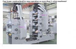 China 450mm Flexo Label Printing Machine Flexographic UV Adhesive Label Printer supplier