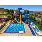 Indoor Playground Swimming Pool Fiberglass Water Slides For Children for sale