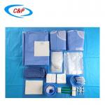 Medical Supplies Disposable Angiography Drape Set with Blue Towel for sale