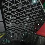 Extruded Grille Triangle Shaped Ceiling Design ISO9001 Light Weight for sale
