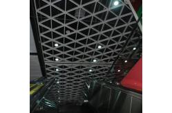 China Extruded Grille Triangle Shaped Ceiling Design ISO9001 Light Weight supplier