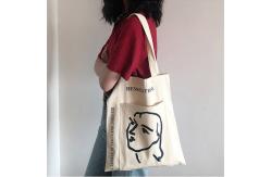 China Reusable Grocery Tote Large Capacity 50cm Canvas Bag supplier