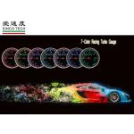 Single Pointer Turbo Boost Gauge 7 Color High Accuracy 60 Mm Size ISO 9001 Approved for sale