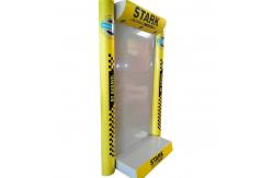 China POS Retail Metal Hanging Hardware Display Rack Stand LED Light LOGO Custom supplier