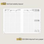 Softcover 2023 ODM Custom Weekly Planner 2022 2024 Yearly Agenda Monthly Tabs