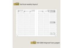 China OED ODM Weekly Academic Planner 2023 Pink 2 Page Weekly Schedule 2022 2024 supplier