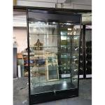 Glass Custom Retail Display Cabinets Small Tobacco Store Lockable Smoke Shop Fitting for sale