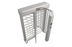 China Pedestrian Bidirectional Full Height Turnstile Gate RFID Card / Fingerprint Access Control supplier
