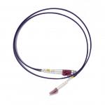 Purple LC UPC To LC UPC Duplex Patch Cord Optical Fiber MM, OM4, 3.0mm for sale