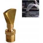 1 Fully Brass Adjustable Direction Fan Water Fountain Nozzle Jet Water Pond Sprilker for sale