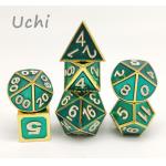 OEM Lightweight Polyhedral Metal Dice Multipurpose Practical for sale