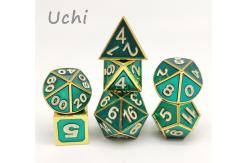 China OEM Lightweight Polyhedral Metal Dice Multipurpose Practical supplier