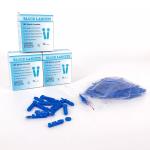Sterile Reusable Lancing Device Twist Top Blood Lancet With Plastic Handle for sale