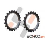 EC345 Metric Roller Chain Sprockets / Stainless Steel Track Rollers High Strength for sale