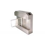 24V SS304 800mm Arm Pedestrian Turnstile Gate 10mA Swing Turnstile Gate for sale