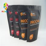 Customized Printing Stand Up Bags Tear Notches For Snacks / Candy / Biscuits for sale