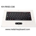 USB PS2 Ruggedized Industrial Metal Keyboard With Silicone Rubber Layout for sale