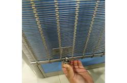 China Decorative Sheet Architectural Metal Mesh Brass Lock Crimped supplier
