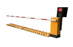 China Automatic Motorized Combined Tire Killer Boom Barrier A3 Steel supplier