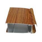 Elm Wood Grain Transfer Printing T8 Aluminium Door Profiles
