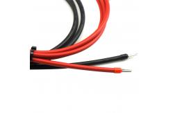 China Customized Length Solar Panel Extension Cable Flame Retardant With OT Plug supplier