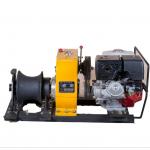 8 Ton  cable winch / Gas Engine Powered Winch For electric power construction for sale