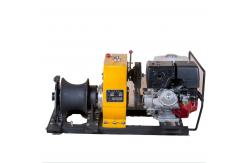 China 8 Ton  cable winch / Gas Engine Powered Winch For electric power construction supplier