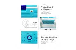 China Phefon 54L Portable Ice Cooler Box Long Cold Time With Temperature Display supplier