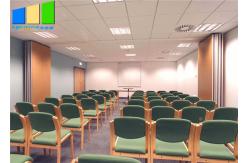 China Movable Dividing Folding Door Sliding Dividers Melamine Wooden Partition supplier